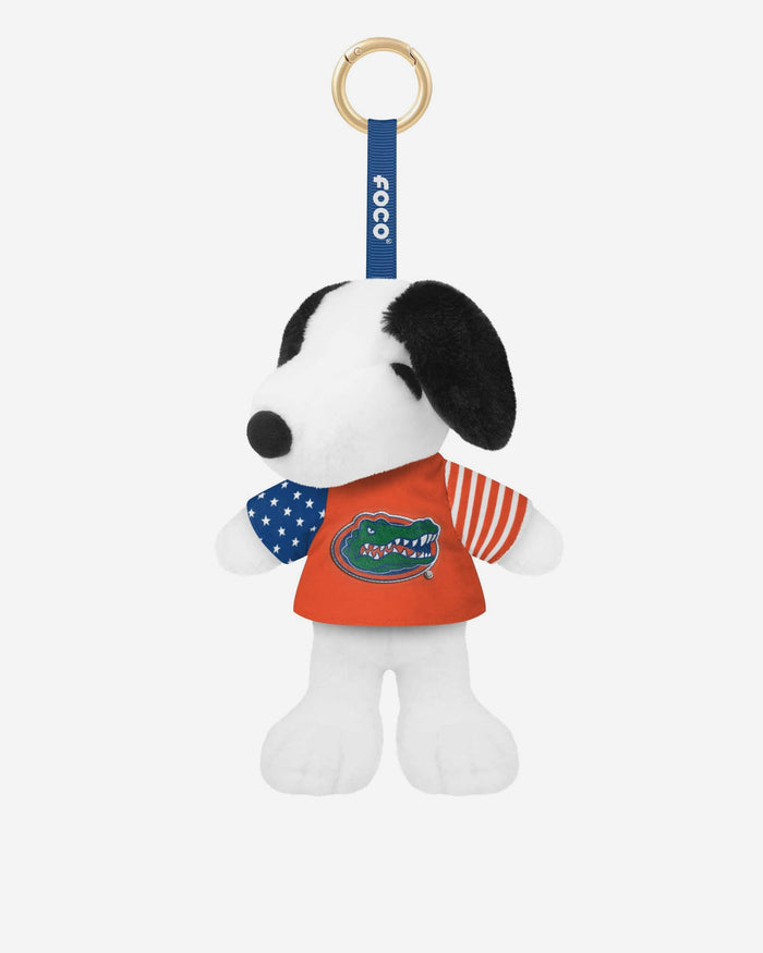 Florida Gators Americana Plush Snoopy Peanuts Bag Charm Keychain FOCO - FOCO.com