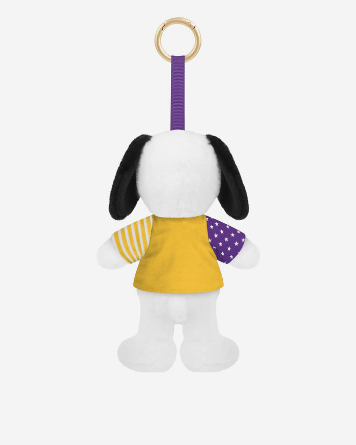 LSU Tigers Americana Plush Snoopy Peanuts Bag Charm Keychain FOCO - FOCO.com