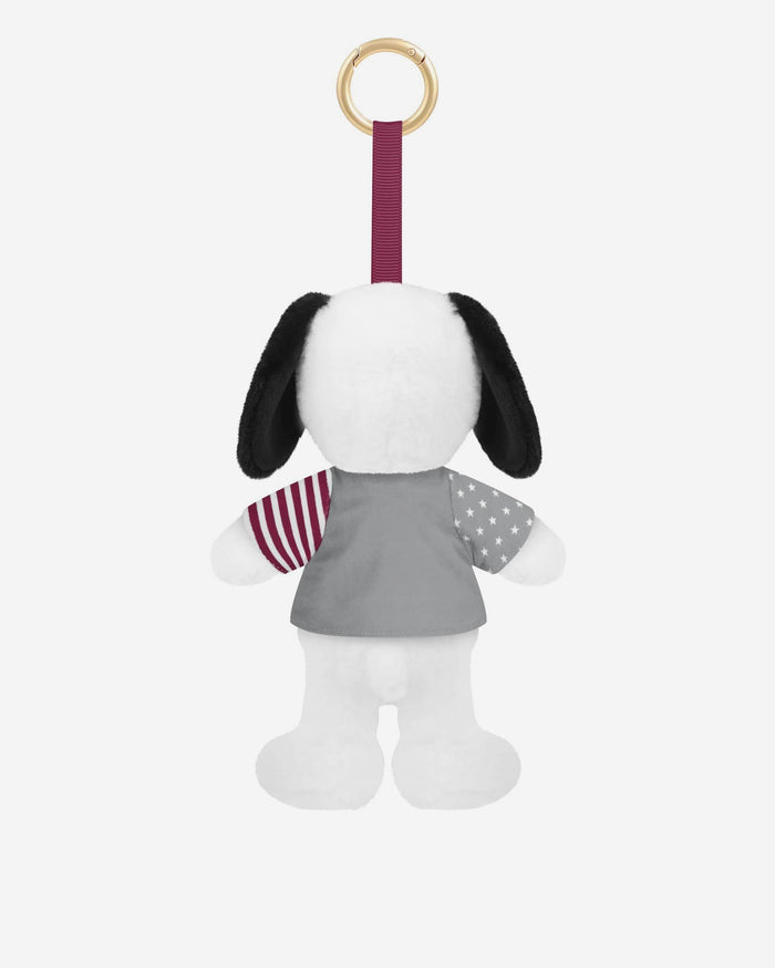 Texas A&M Aggies Americana Plush Snoopy Peanuts Bag Charm Keychain FOCO - FOCO.com