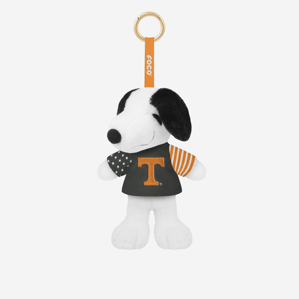 Tennessee Volunteers Americana Plush Snoopy Peanuts Bag Charm Keychain FOCO - FOCO.com