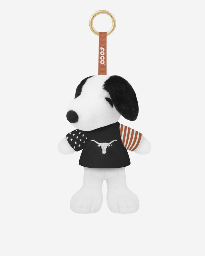 Texas Longhorns Americana Plush Snoopy Peanuts Bag Charm Keychain FOCO - FOCO.com