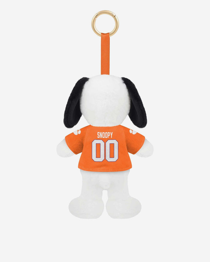 Clemson Tigers Plush Snoopy Peanuts Bag Charm Keychain