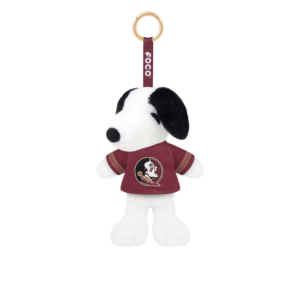 Florida State Seminoles Plush Snoopy Peanuts Bag Charm Keychain