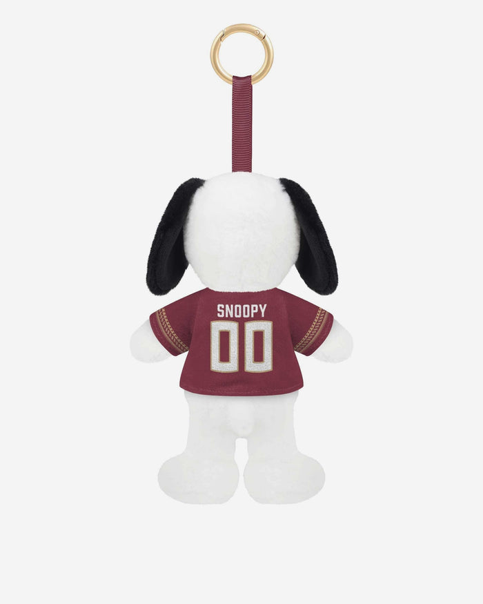 Florida State Seminoles Plush Snoopy Peanuts Bag Charm Keychain