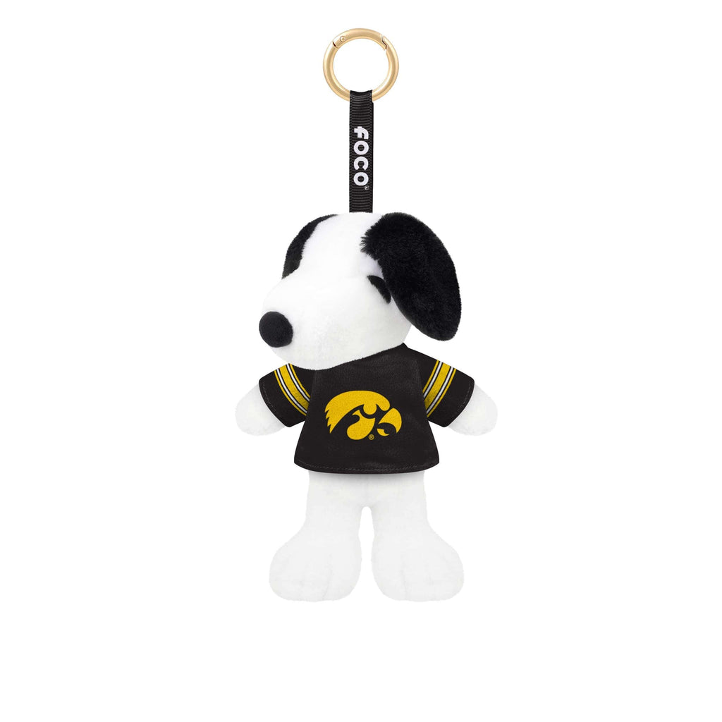 Iowa Hawkeyes Plush Snoopy Peanuts Bag Charm Keychain