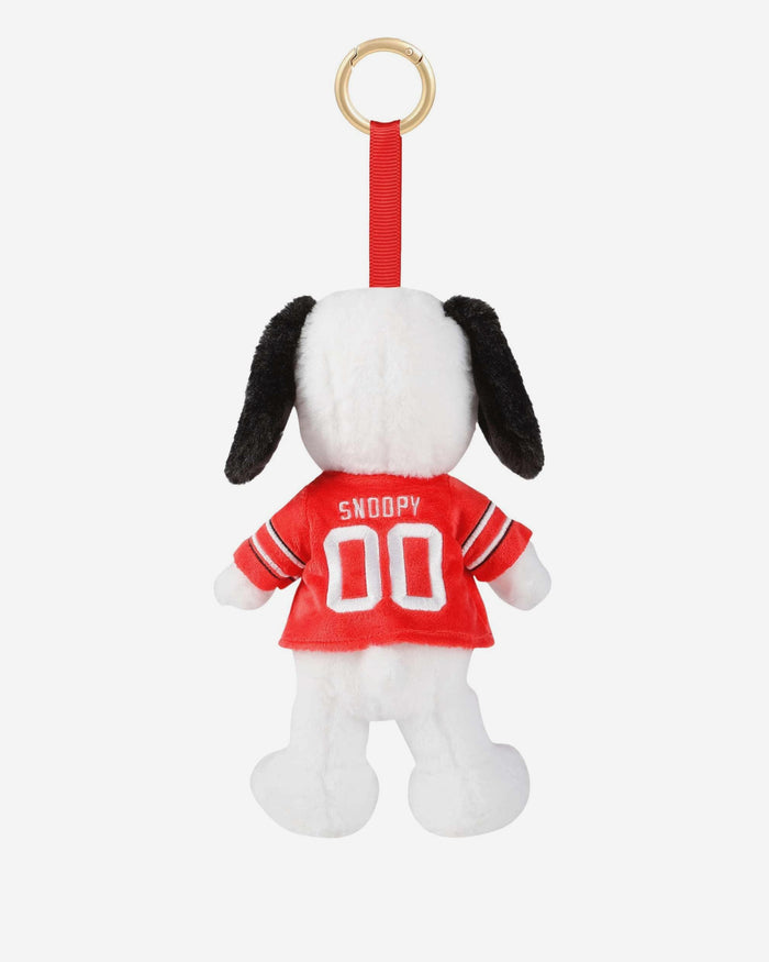 Ohio State Buckeyes Plush Snoopy Peanuts Bag Charm Keychain FOCO - FOCO.com