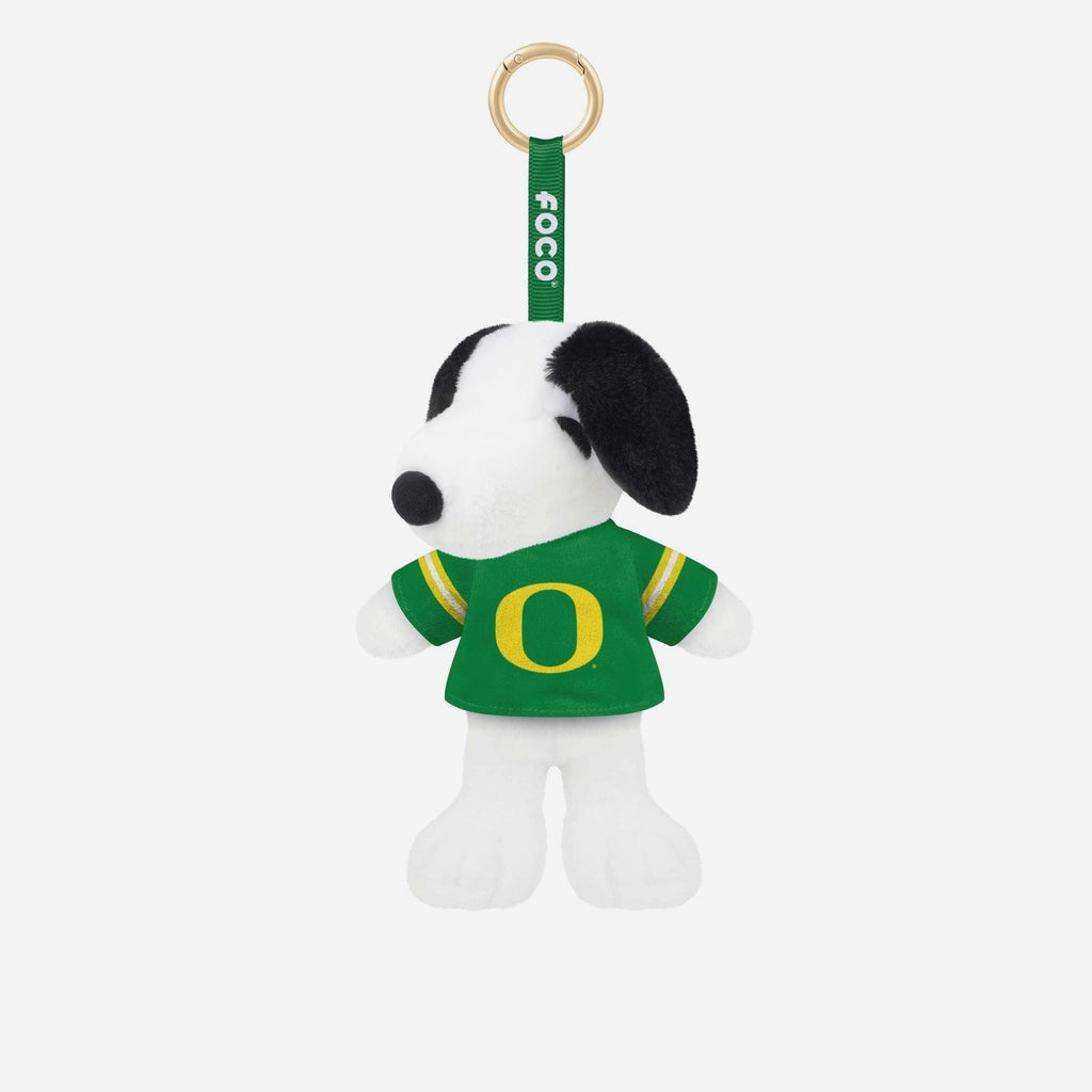Oregon Ducks Plush Snoopy Peanuts Bag Charm Keychain FOCO - FOCO.com