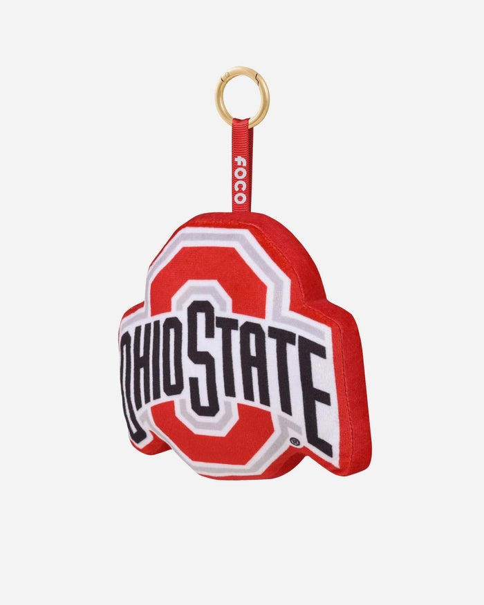 Ohio State Buckeyes Plush Team Logo Bag Charm Keychain FOCO - FOCO.com