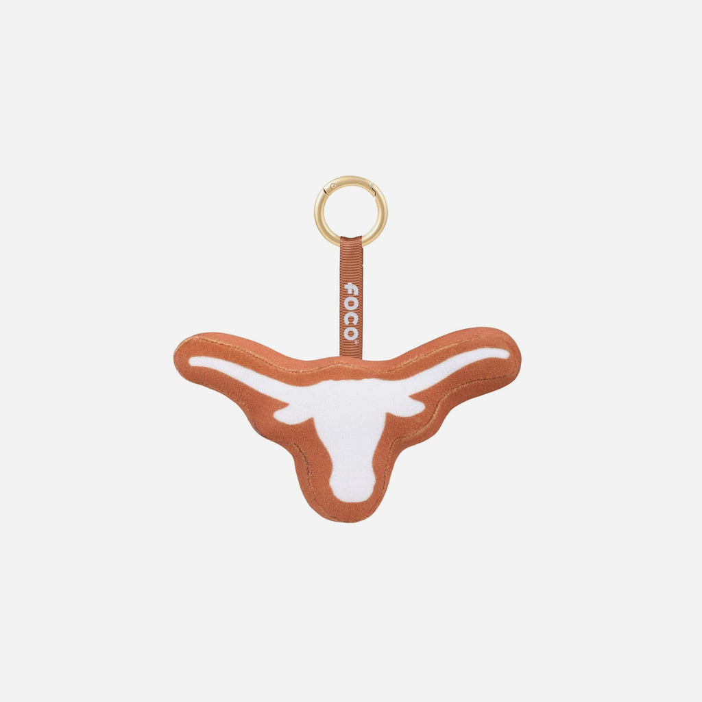 Texas Longhorns Plush Team Logo Bag Charm Keychain FOCO - FOCO.com
