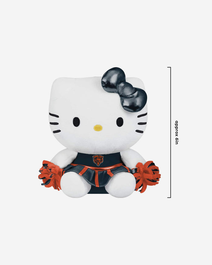 Chicago Bears Plush Hello Kitty® Cheer Outfit Bag Charm Keychain FOCO - FOCO.com