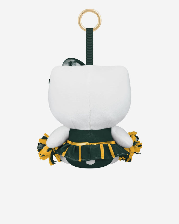Green Bay Packers Plush Hello Kitty® Cheer Outfit Bag Charm Keychain FOCO - FOCO.com