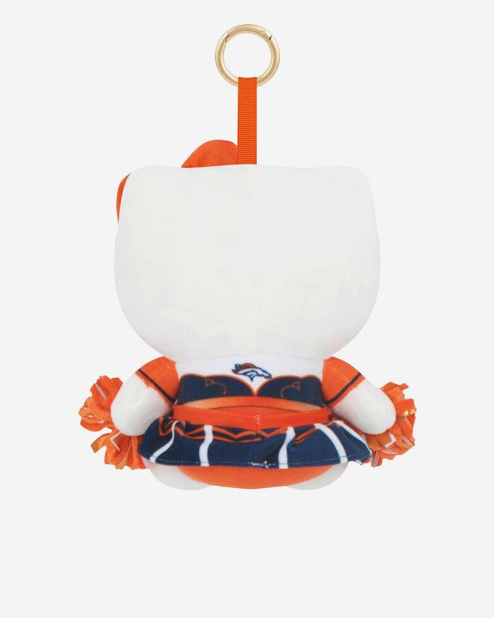 Denver Broncos Plush Hello Kitty® Cheerleader Bag Charm Keychain FOCO - FOCO.com