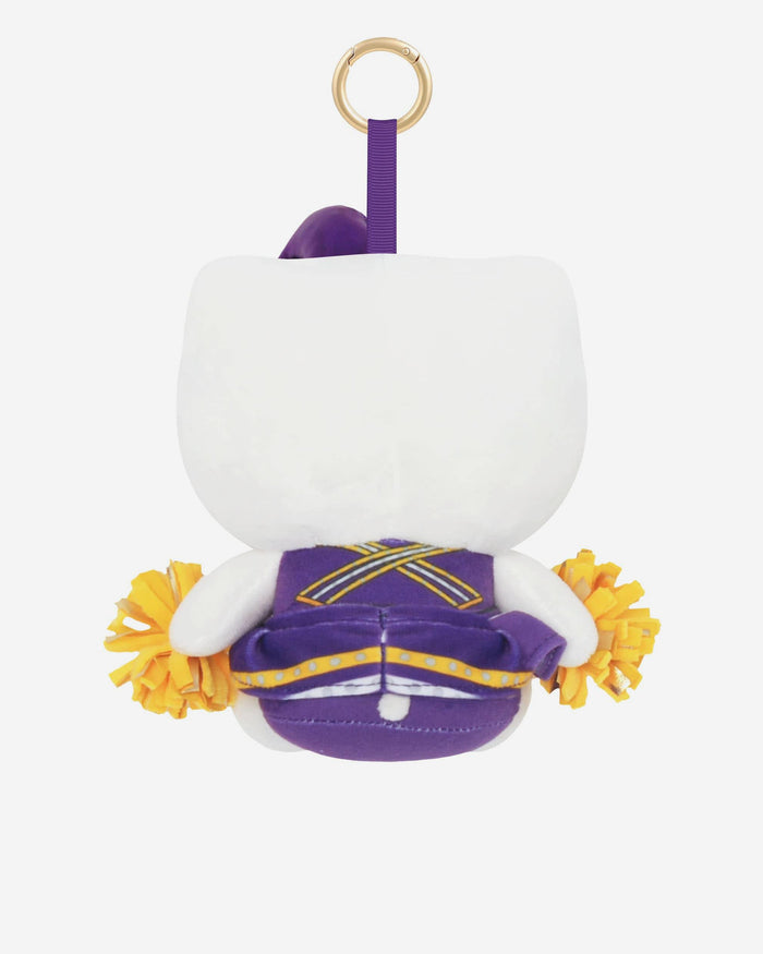 Minnesota Vikings Plush Hello Kitty® Cheerleader Bag Charm Keychain FOCO - FOCO.com