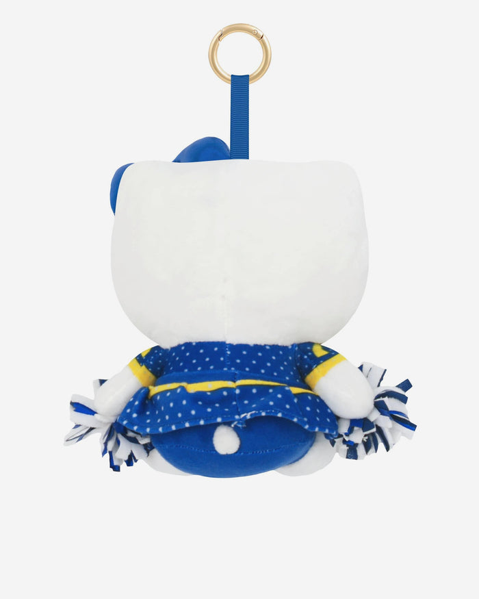 Los Angeles Rams Plush Hello Kitty® Cheerleader Bag Charm Keychain FOCO - FOCO.com