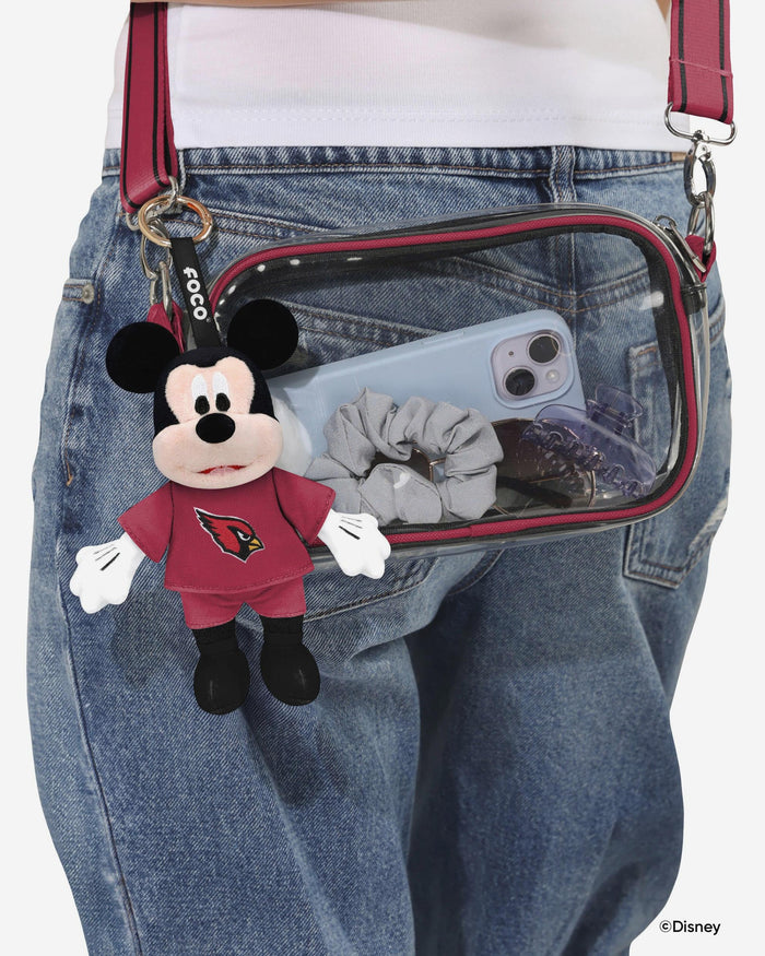 Arizona Cardinals Disney Mickey Mouse Clip-On Plush FOCO - FOCO.com