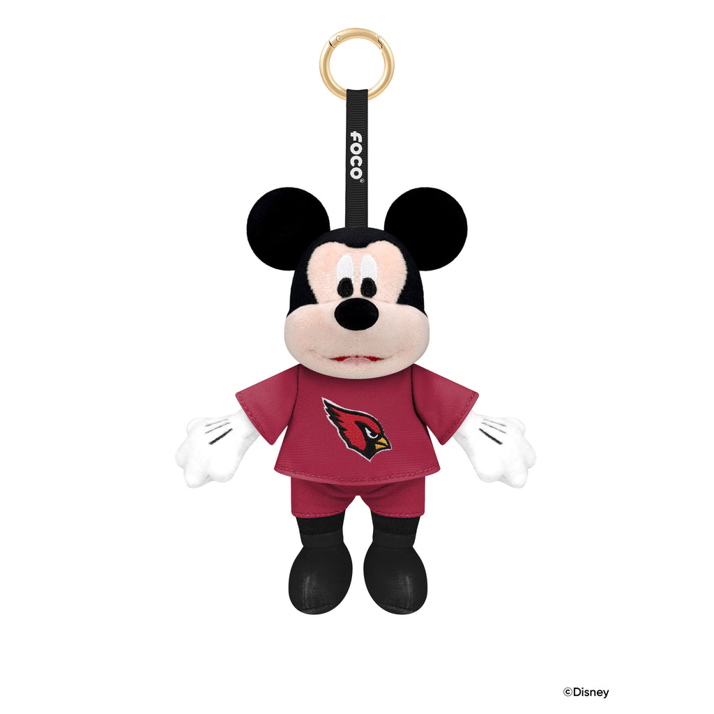 Arizona Cardinals Disney Mickey Mouse Clip-On Plush FOCO - FOCO.com