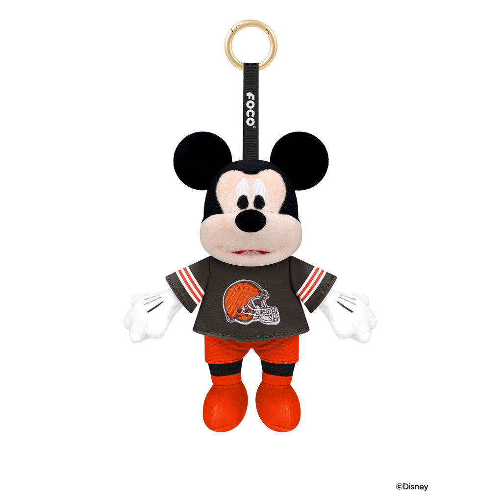 Cleveland Browns Disney Mickey Mouse Clip-On Plush FOCO - FOCO.com