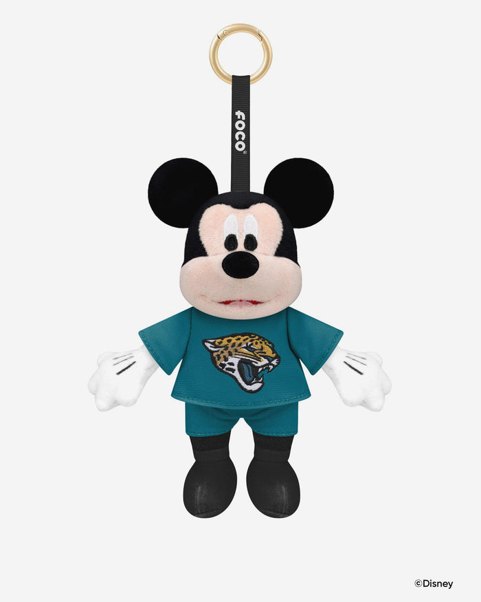 Jacksonville Jaguars Disney Mickey Mouse Clip-On Plush FOCO - FOCO.com