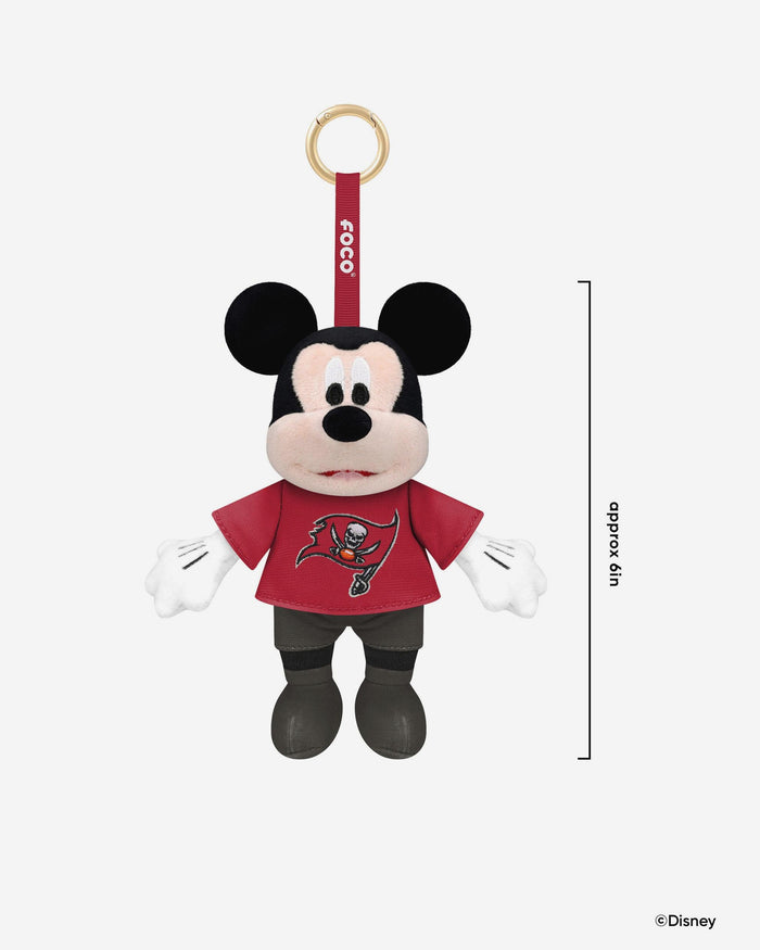 Tampa Bay Buccaneers Disney Mickey Mouse Clip-On Plush FOCO - FOCO.com