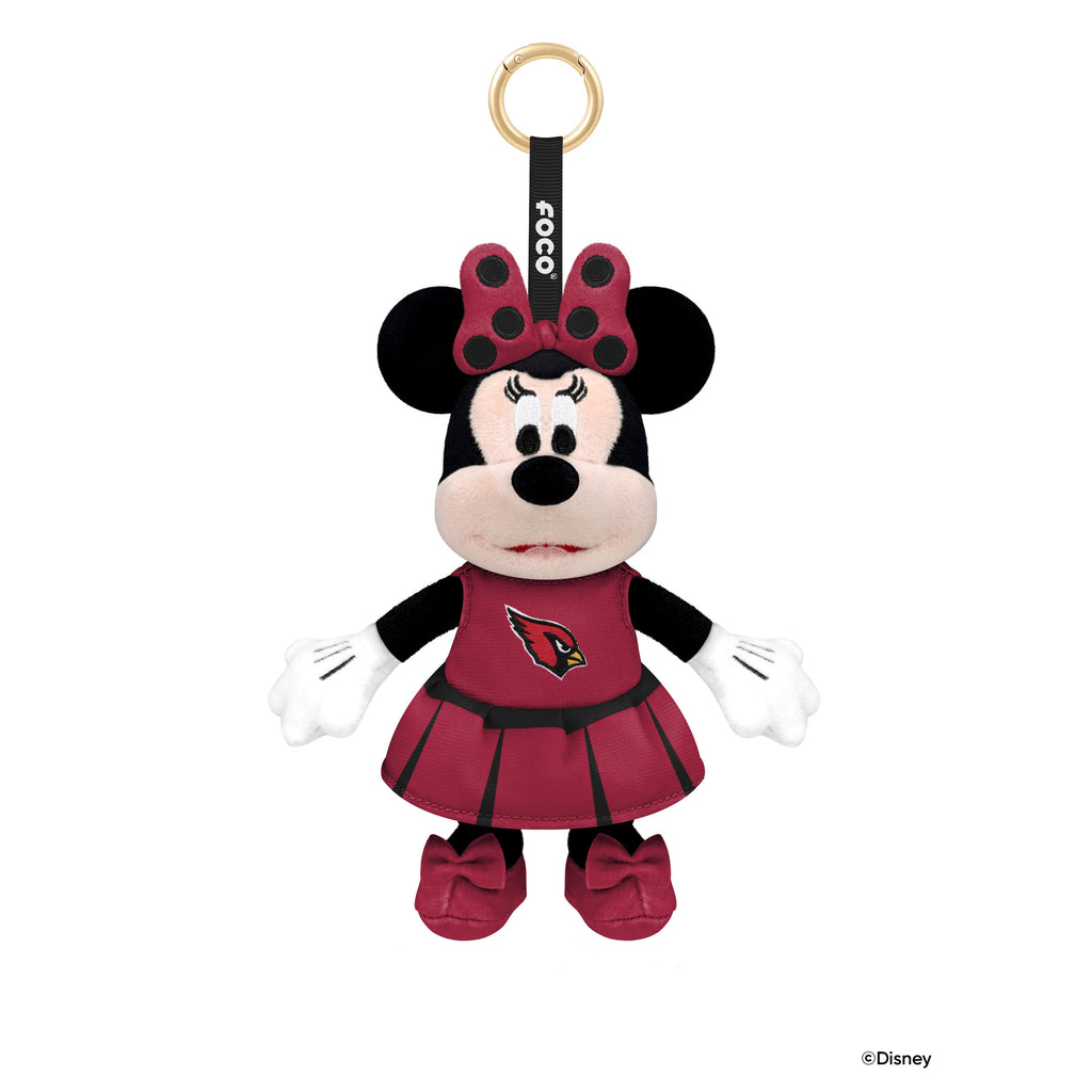 Arizona Cardinals Disney Minnie Mouse Clip-On Plush FOCO - FOCO.com