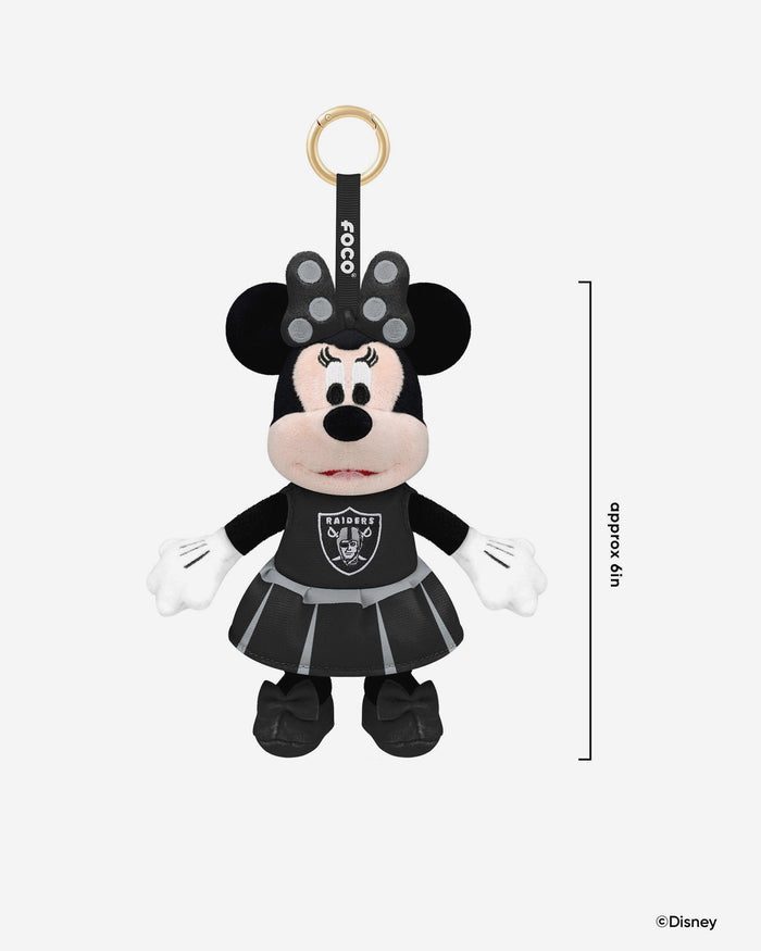 Las Vegas Raiders Disney Minnie Mouse Clip-On Plush FOCO - FOCO.com
