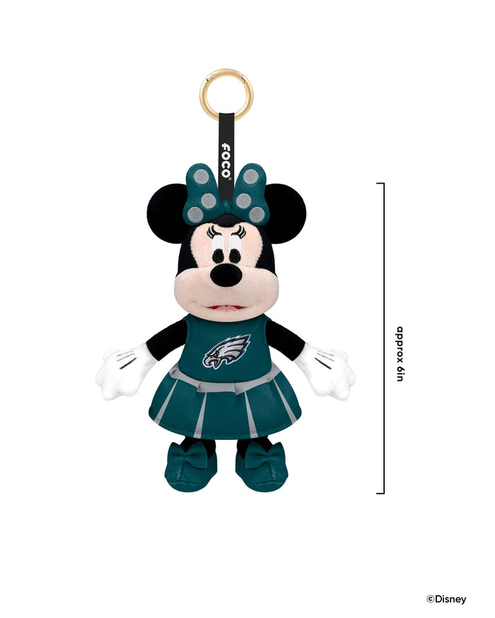 Philadelphia Eagles Disney Minnie Mouse Clip-On Plush FOCO - FOCO.com