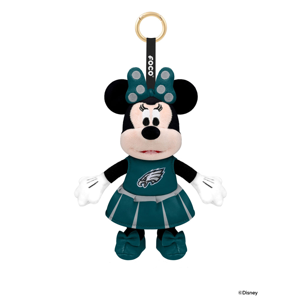 Philadelphia Eagles Disney Minnie Mouse Clip-On Plush FOCO - FOCO.com