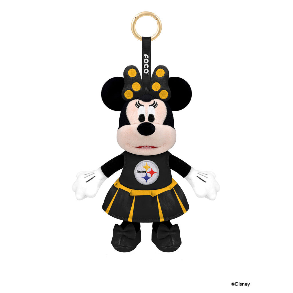 Pittsburgh Steelers Disney Minnie Mouse Clip-On Plush FOCO - FOCO.com
