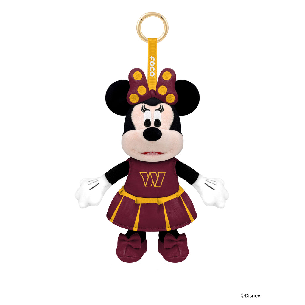 Washington Commanders Disney Minnie Mouse Clip-On Plush FOCO - FOCO.com