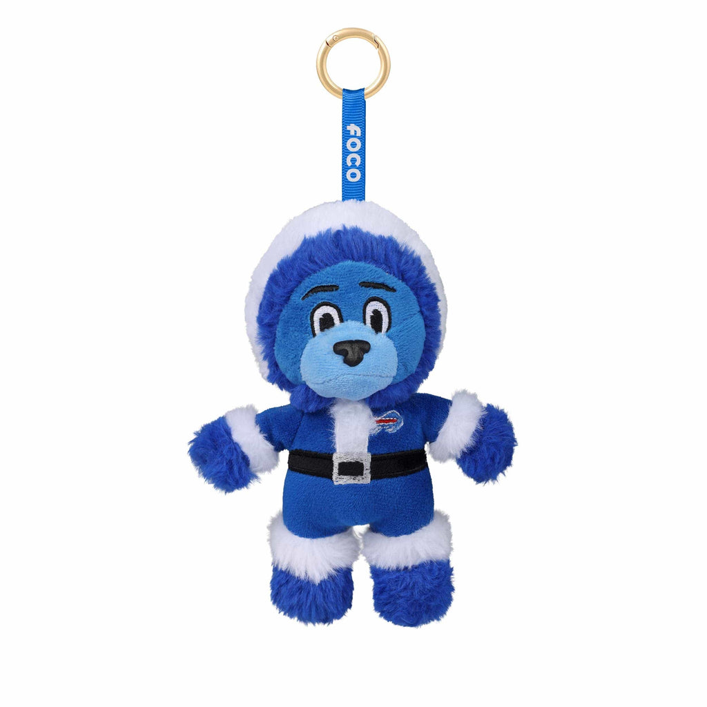 Buffalo Bills Plush Mascot Santa Bag Charm Keychain
