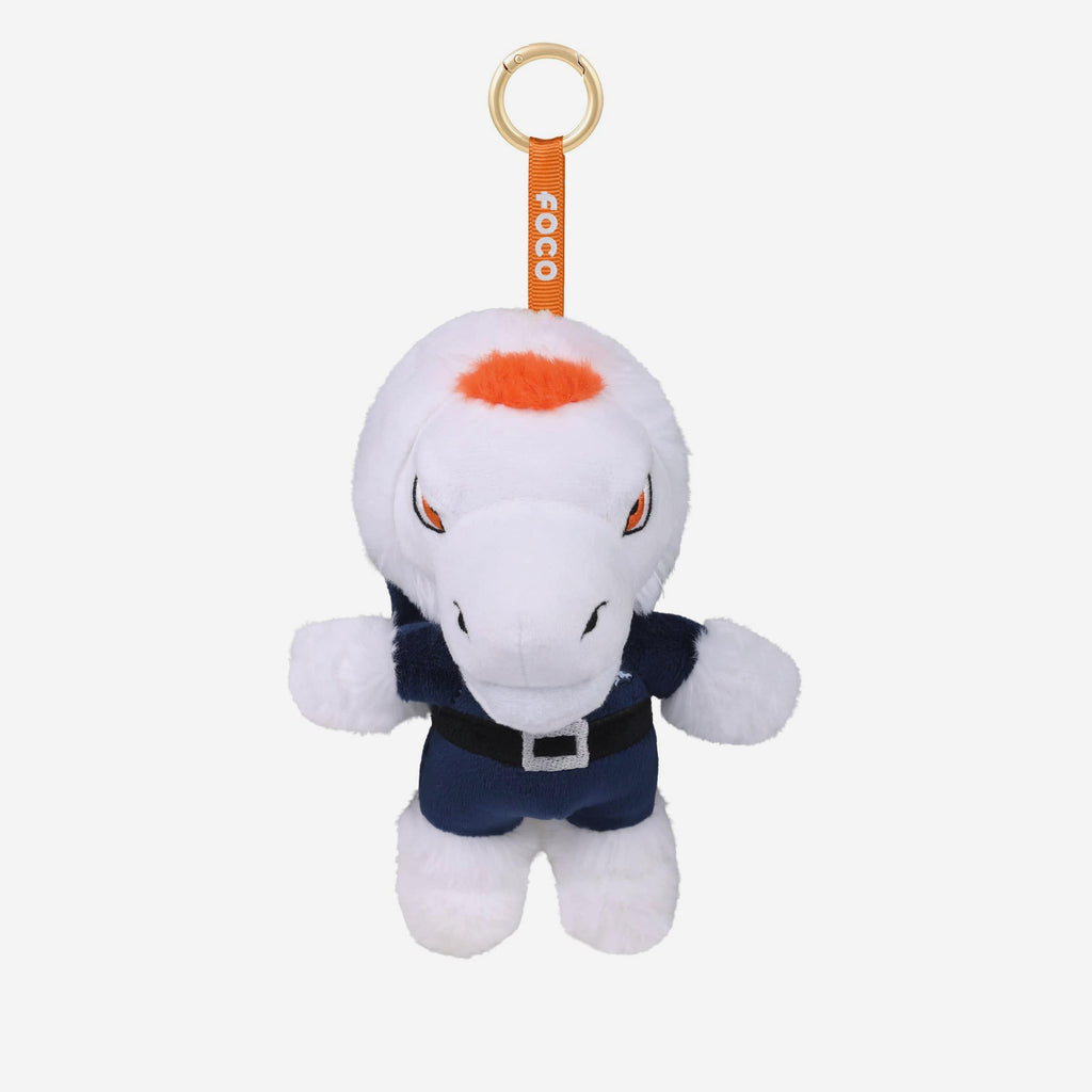 Denver Broncos Plush Mascot Santa Bag Charm Keychain FOCO - FOCO.com