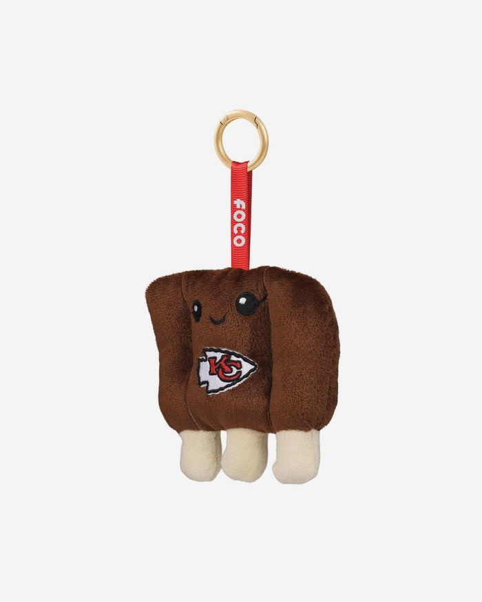 Kansas City Chiefs Plush Food Bag Charm Keychain FOCO - FOCO.com