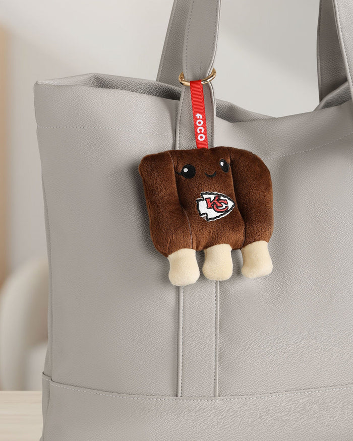 Kansas City Chiefs Plush Food Bag Charm Keychain FOCO - FOCO.com