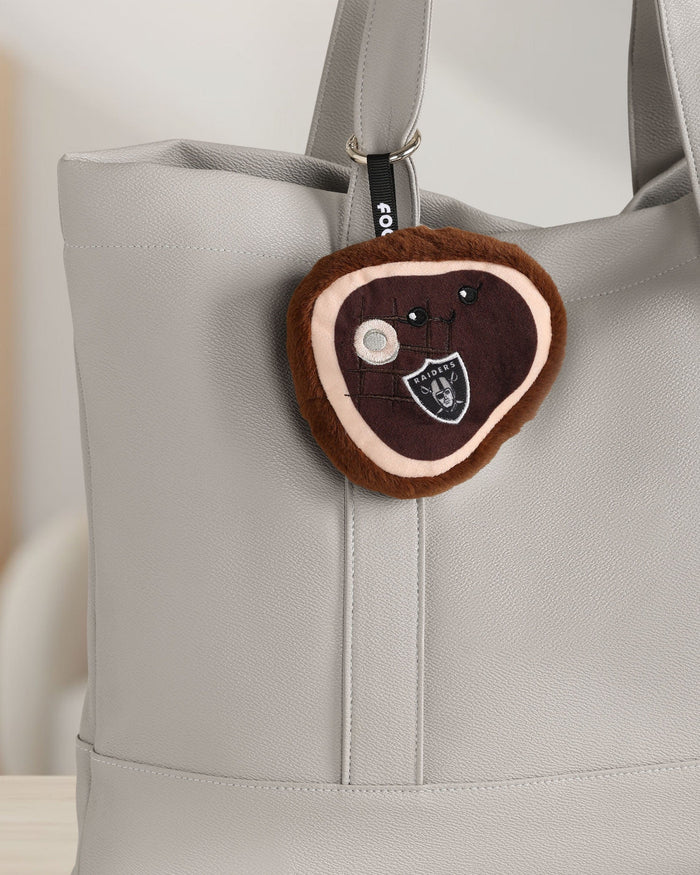 Las Vegas Raiders Plush Food Bag Charm Keychain FOCO - FOCO.com