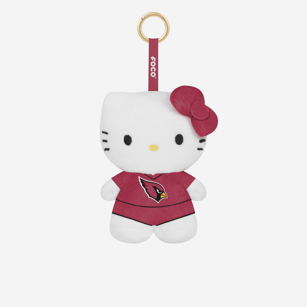 Arizona Cardinals Plush Hello Kitty® Bag Charm Keychain FOCO - FOCO.com