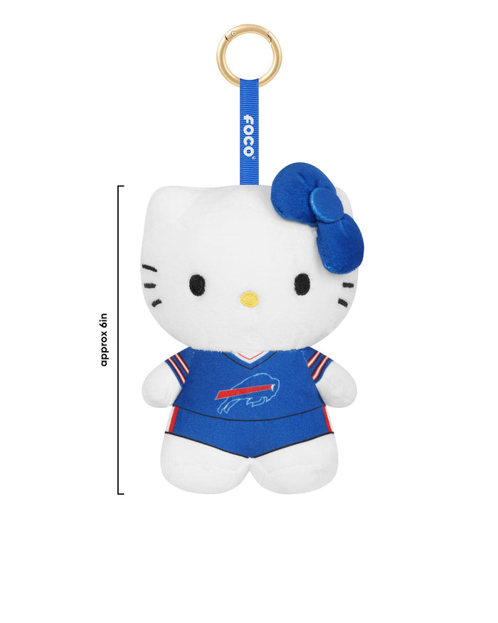 Buffalo Bills Plush Hello Kitty® Bag Charm Keychain