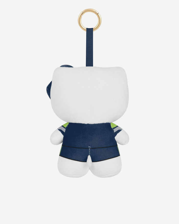Seattle Seahawks Super Bowl LX Champions Plush Hello Kitty® Bag Charm Keychain FOCO - FOCO.com