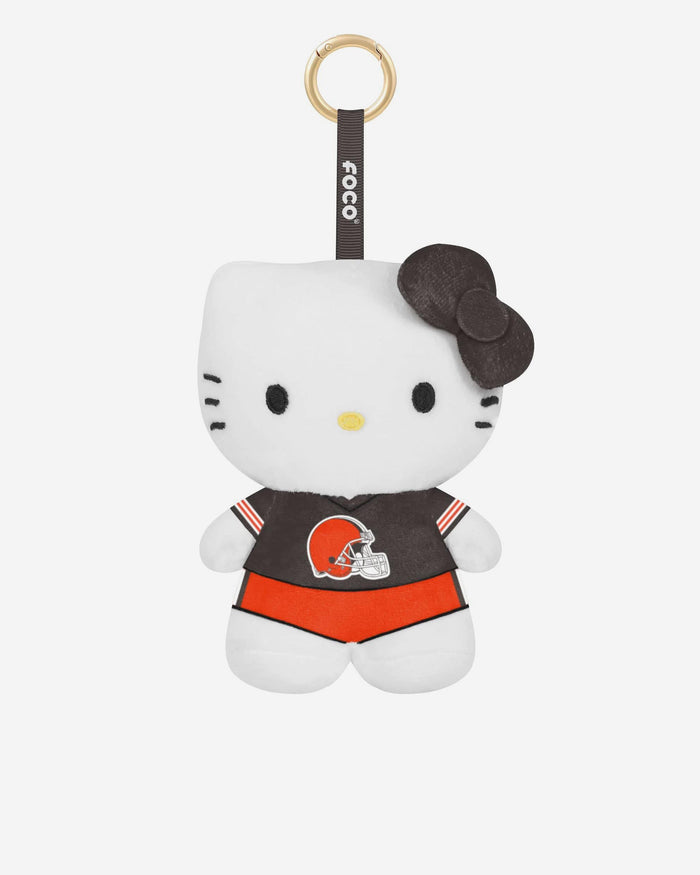 Cleveland Browns Plush Hello Kitty® Bag Charm Keychain FOCO - FOCO.com