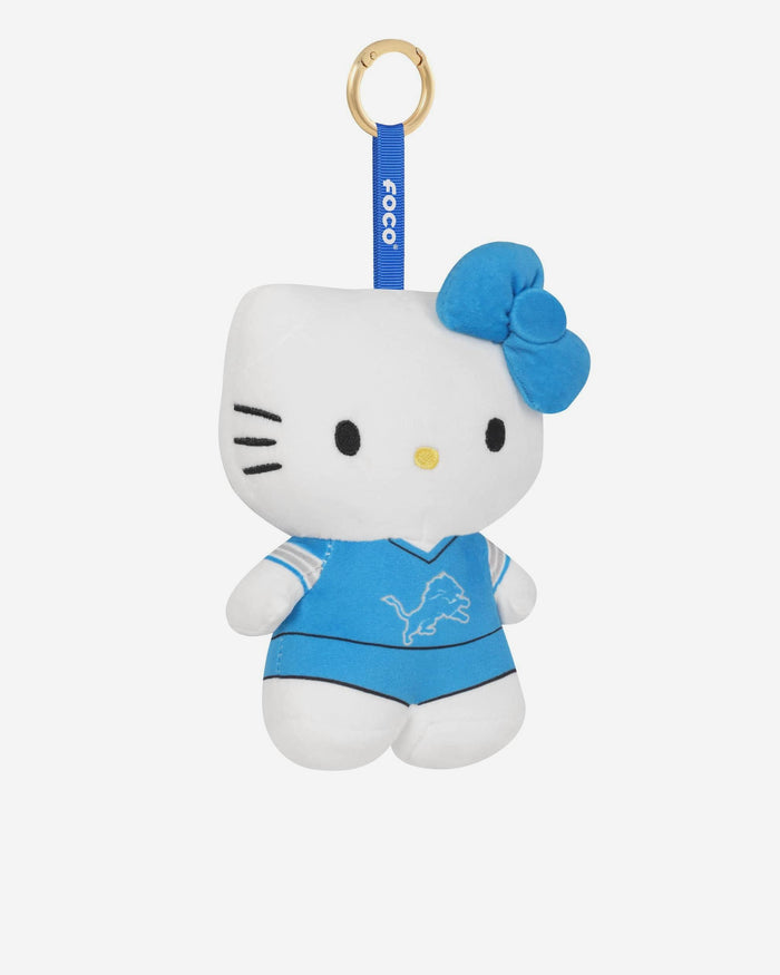 Detroit Lions Plush Hello Kitty® Bag Charm Keychain FOCO - FOCO.com