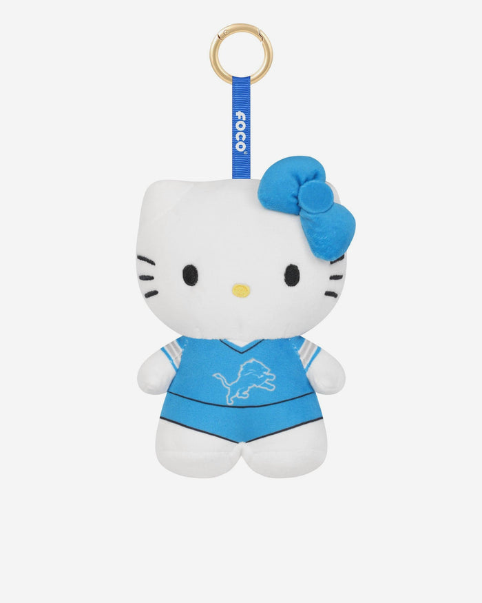 Detroit Lions Plush Hello Kitty® Bag Charm Keychain FOCO - FOCO.com