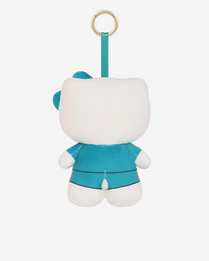 Miami Dolphins Plush Hello Kitty® Bag Charm Keychain FOCO - FOCO.com