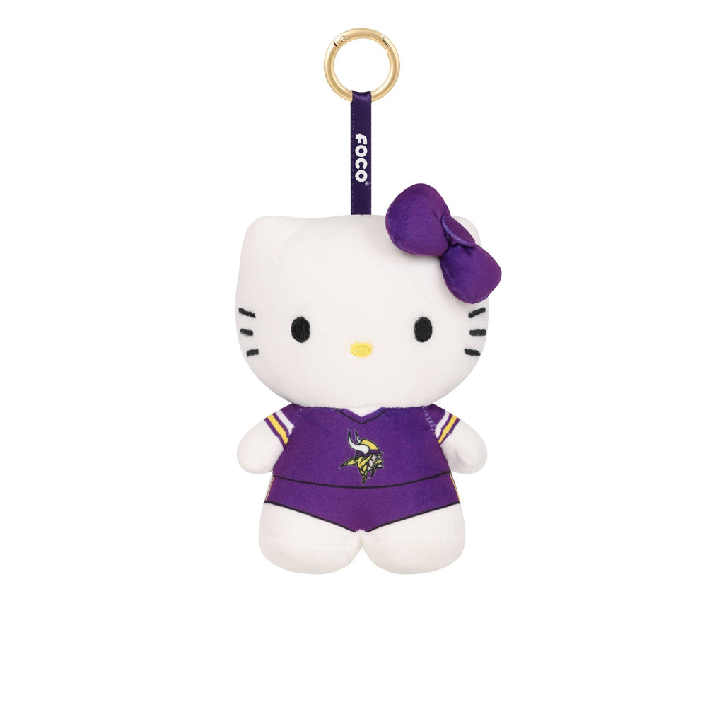 Minnesota Vikings Plush Hello Kitty® Bag Charm Keychain