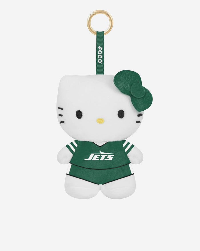New York Jets Plush Hello Kitty® Bag Charm Keychain