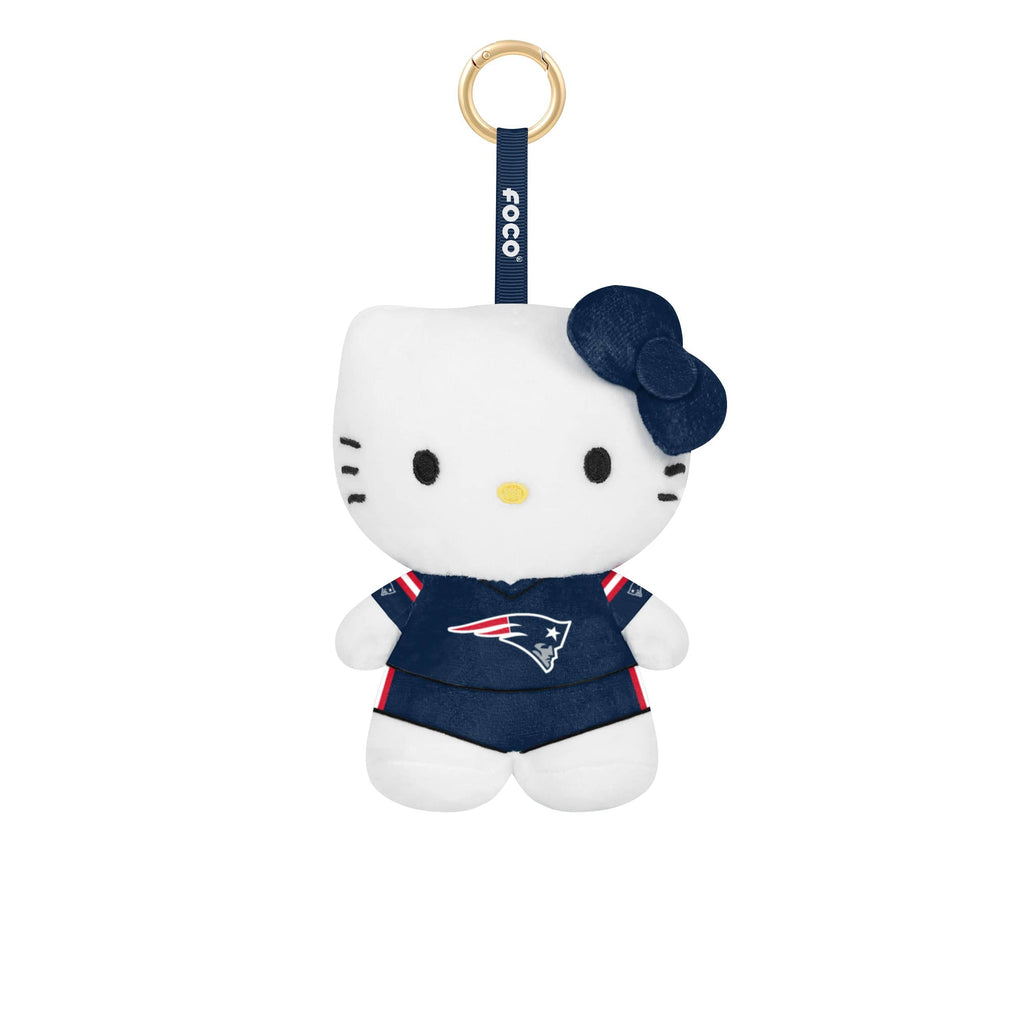 New England Patriots Plush Hello Kitty® Bag Charm Keychain