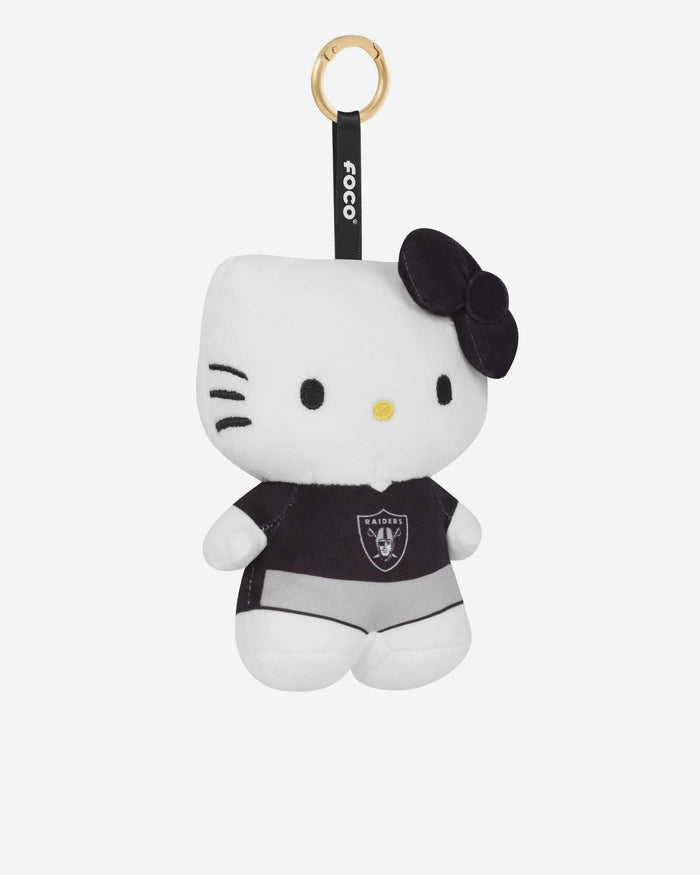 Las Vegas Raiders Plush Hello Kitty® Bag Charm Keychain FOCO - FOCO.com
