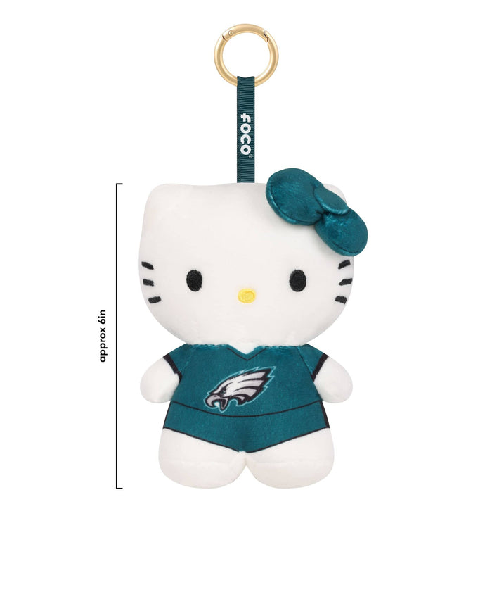 Philadelphia Eagles Plush Hello Kitty® Bag Charm Keychain