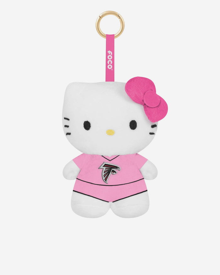 Atlanta Falcons Plush Hello Kitty® Pink Bag Charm Keychain FOCO - FOCO.com