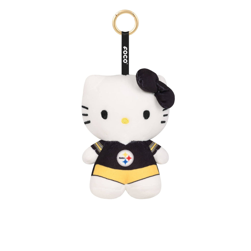 Pittsburgh Steelers Plush Hello Kitty® Bag Charm Keychain