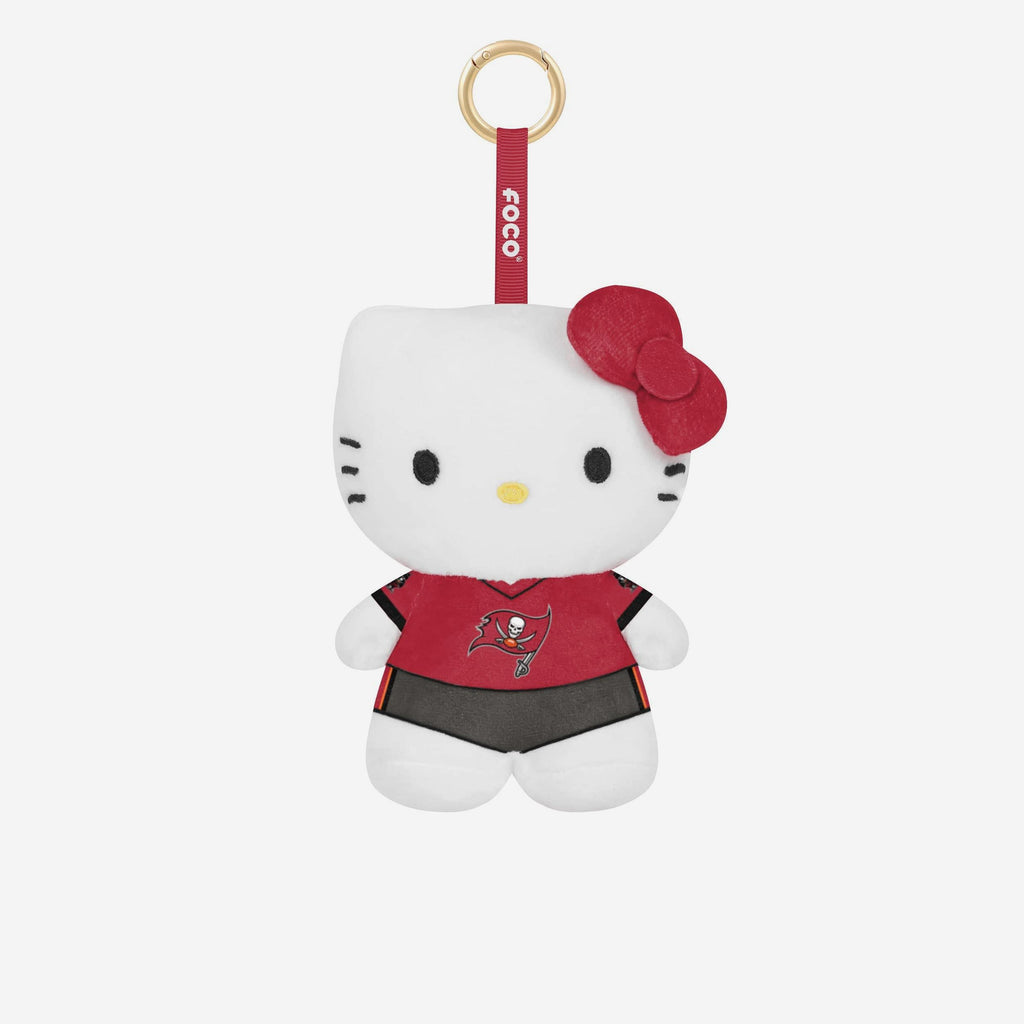 Tampa Bay Buccaneers Plush Hello Kitty® Bag Charm Keychain