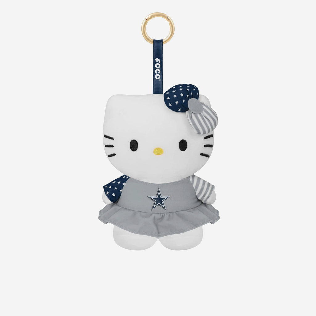 Dallas Cowboys Americana Plush Hello Kitty® Bag Charm Keychain FOCO - FOCO.com